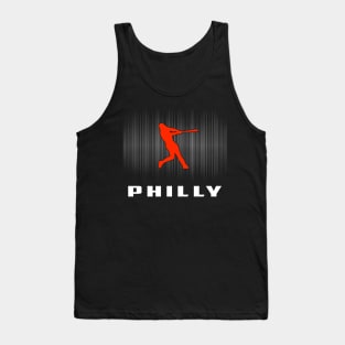 Philly Retro Baseball Souvenir I Love Philly Men Women Tank Top